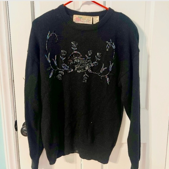 Amazing Beaded Vintage Sweater - Picture 1 of 11